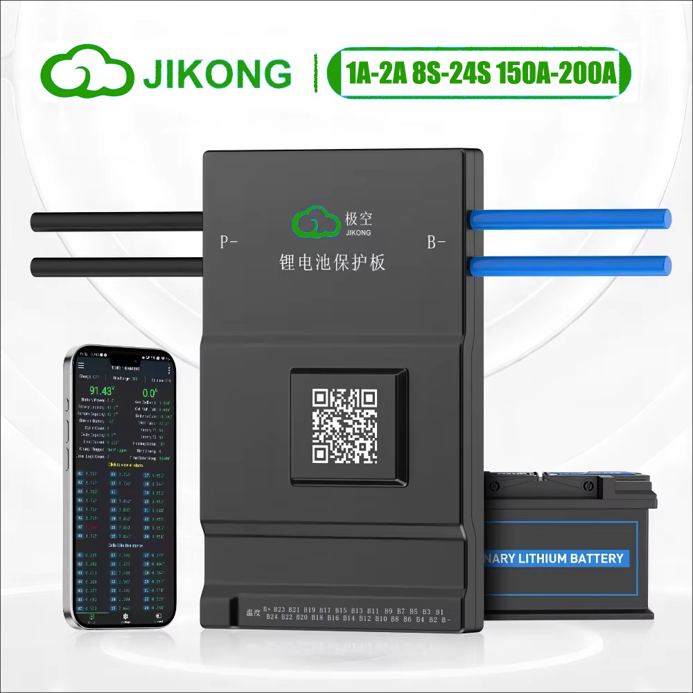 Smart Bms 72V 20S 150A Bluetooth - JK BMS Ativo Balanceado 150A 200A