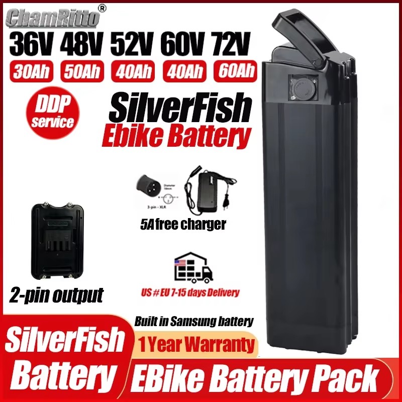 36v48v52v 60v 72v bafang 1000w - Electric Bicycle Battery 72V 30Ah avaliação e preço