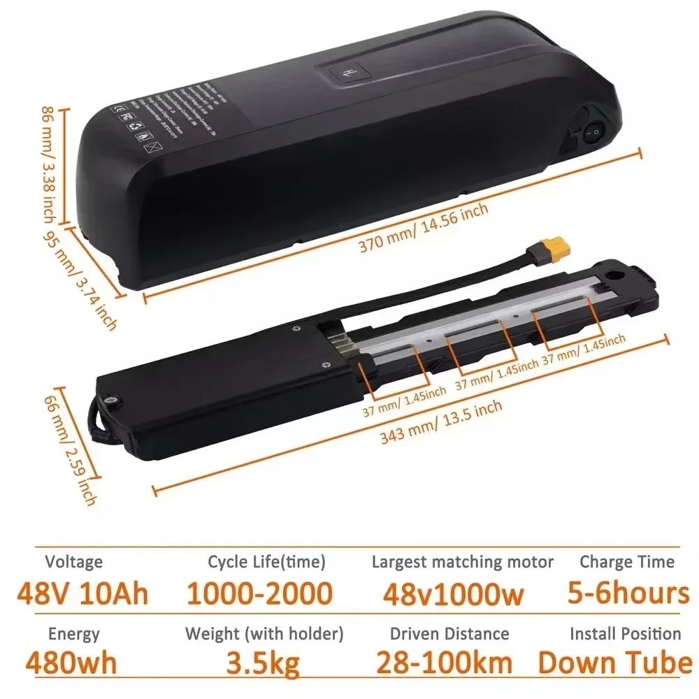 Para hailong ebike bateria 36v - Ebike Battery 48V 20Ah Hailong avaliação e preço