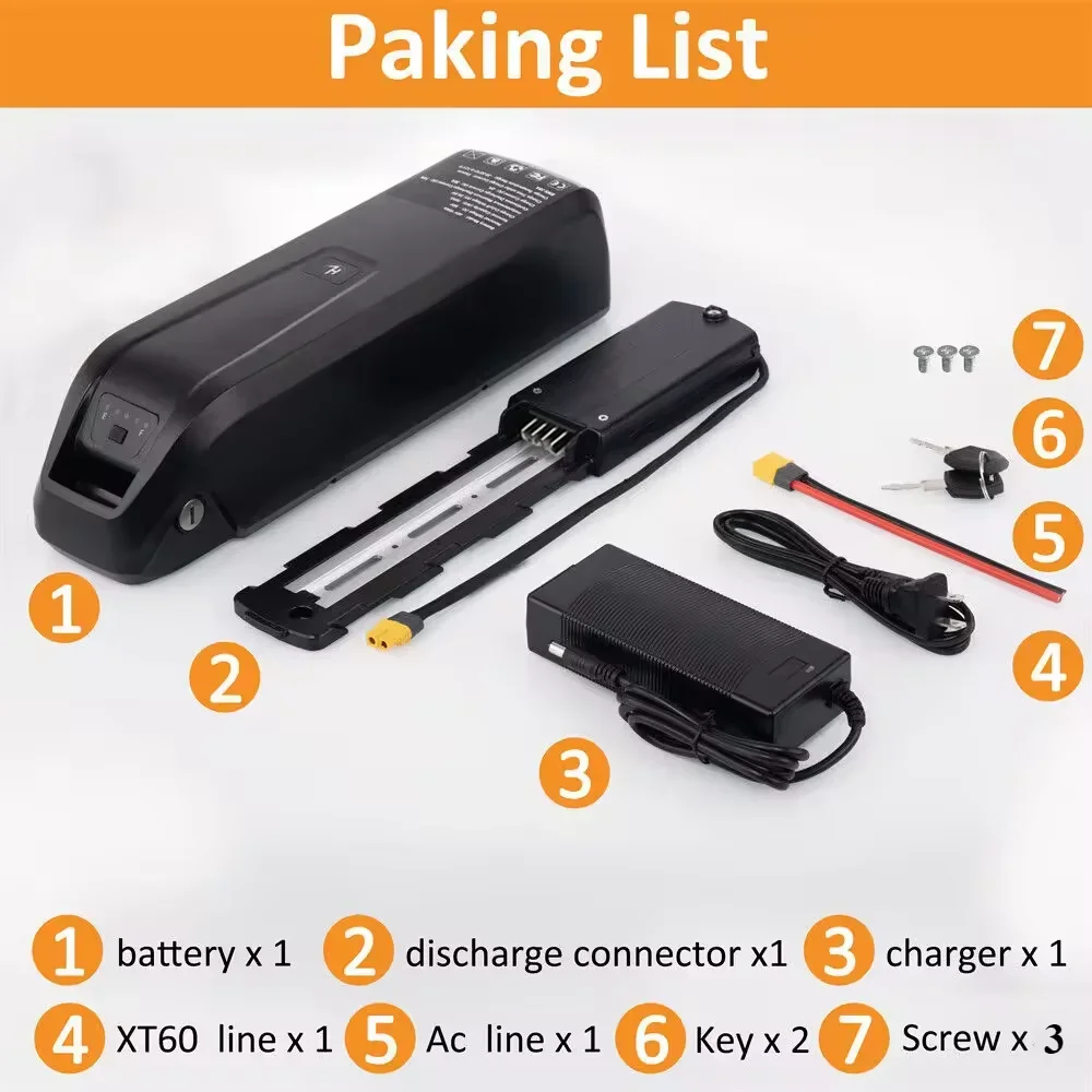 Para hailong ebike bateria 36v - Ebike Battery 48V 20Ah Hailong avaliação e preço