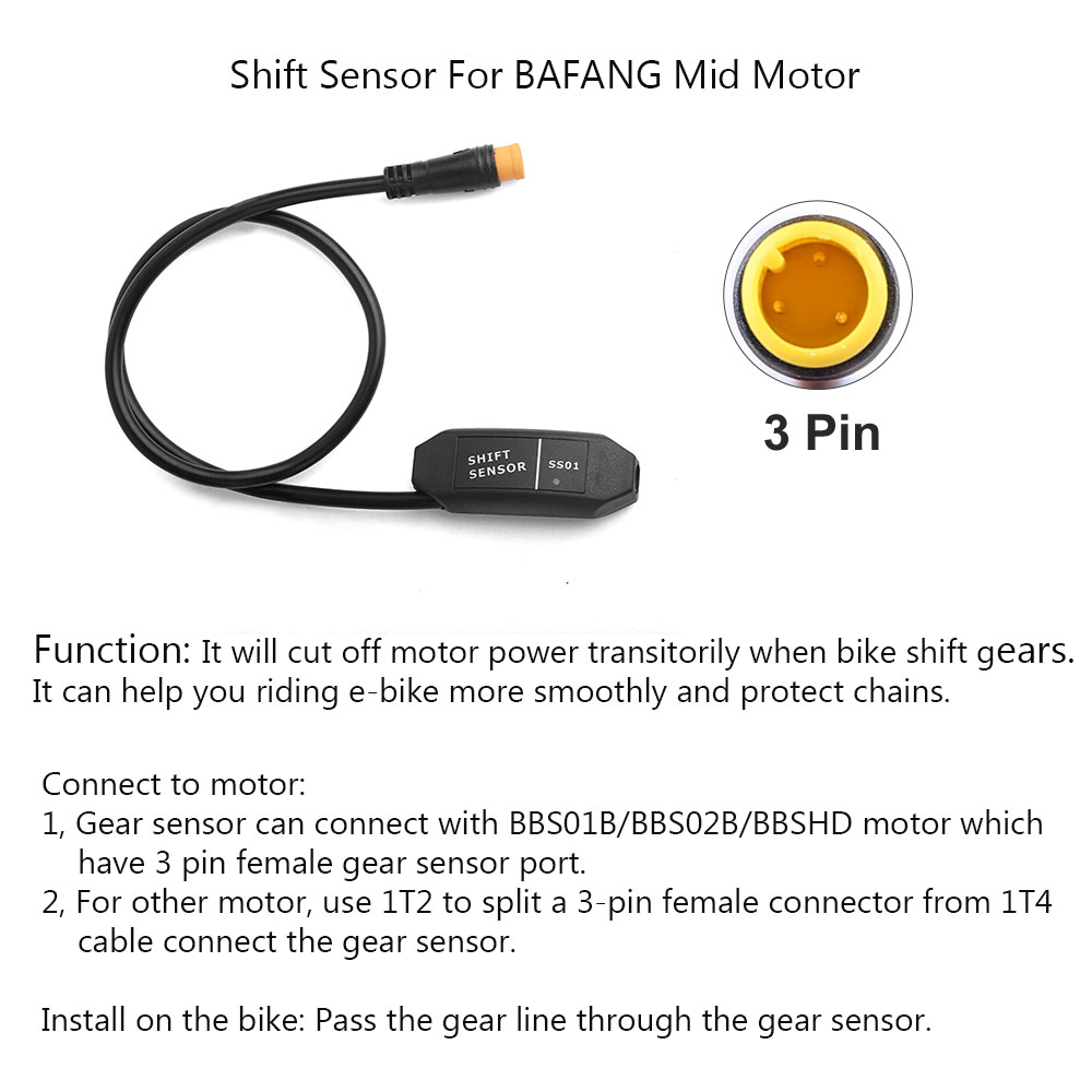 Sensor de Câmbio para E-bike B - Bafang Bbs02B 48V 750W Mid Drive Kit avaliação e preço